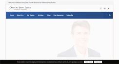 Desktop Screenshot of offshorelivingletter.com