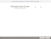 Tablet Screenshot of offshorelivingletter.com